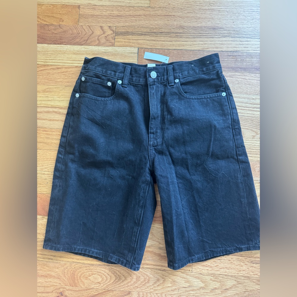 Madewell Charcoal Denim Shorts